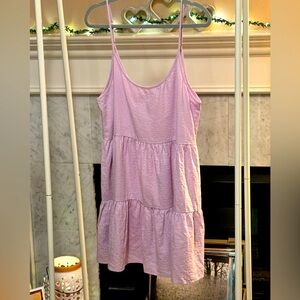 NWT COTTON ON Pinkish-purple spaghetti strap mini dress in XL